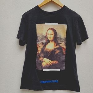 Off White Mona Lisa med T-Shirt (Black) Virgil Abloh